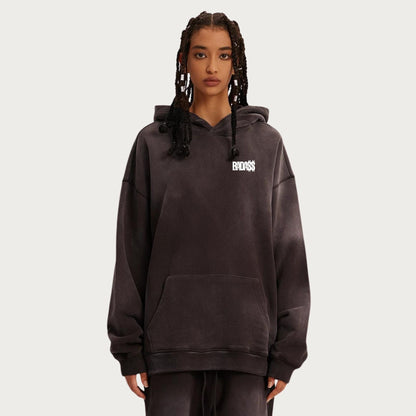 Sweat - Shirt à Capuche Délavé - Urban Badass