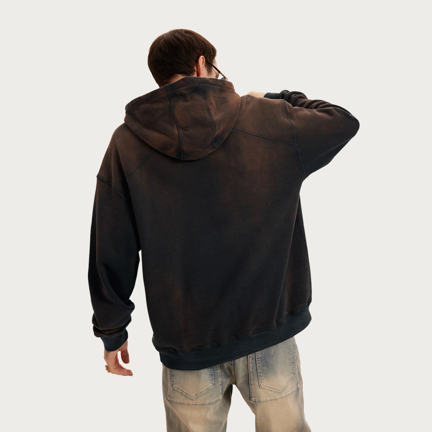 Sweat - Shirt à Capuche Délavé - Urban Badass