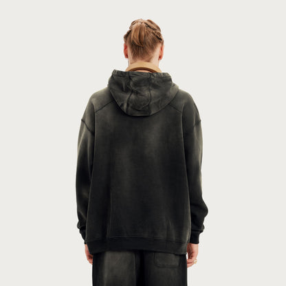 Sweat - Shirt à Capuche Délavé - Urban Badass