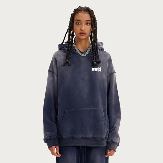 Sweat - Shirt à Capuche Délavé - Urban Badass