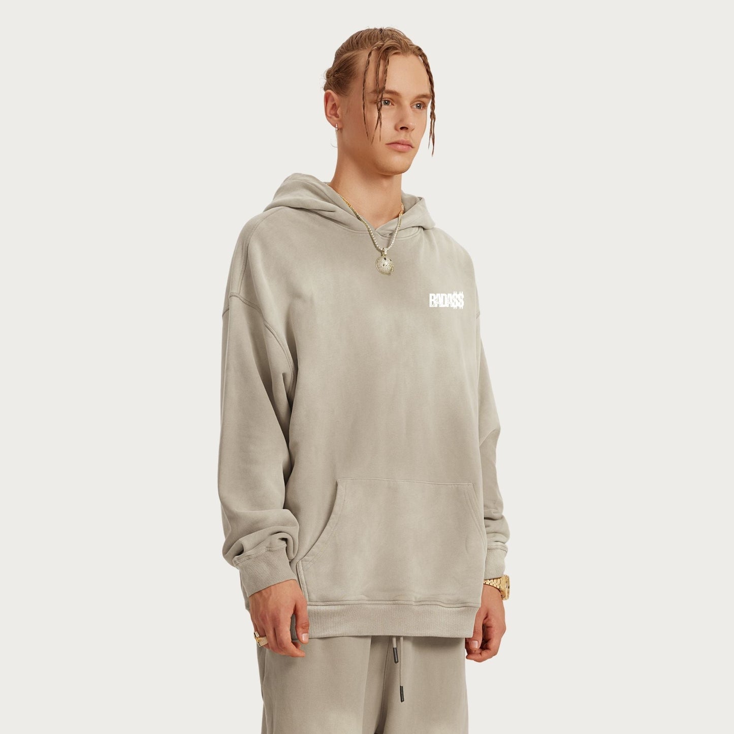 Sweat - Shirt à Capuche Délavé - Urban Badass