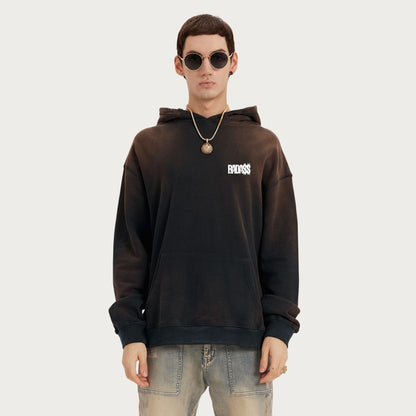 Sweat - Shirt à Capuche Délavé - Urban Badass