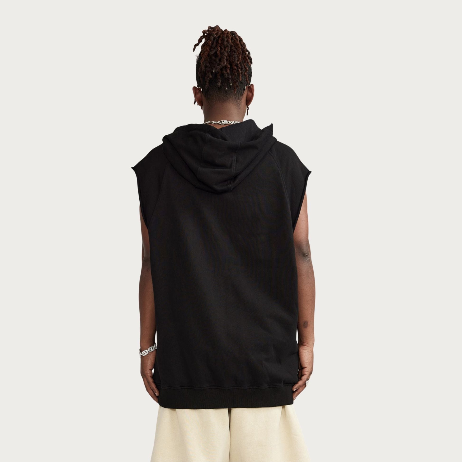 Sweat - Shirt à Capuche Sans - Manches - Urban Badass