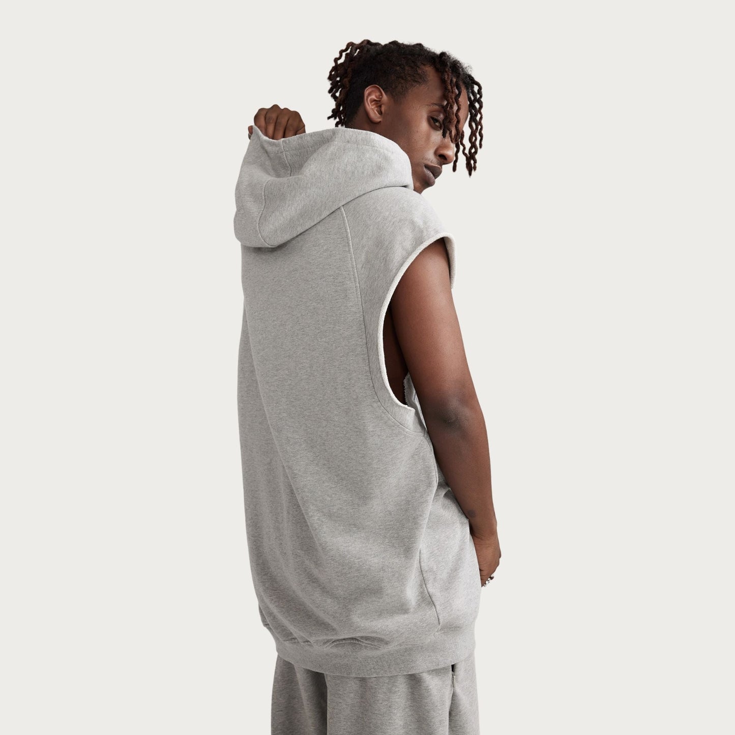 Sweat - Shirt à Capuche Sans - Manches - Urban Badass