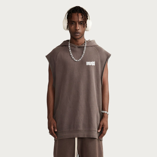 Sweat - Shirt à Capuche Sans - Manches - Urban Badass