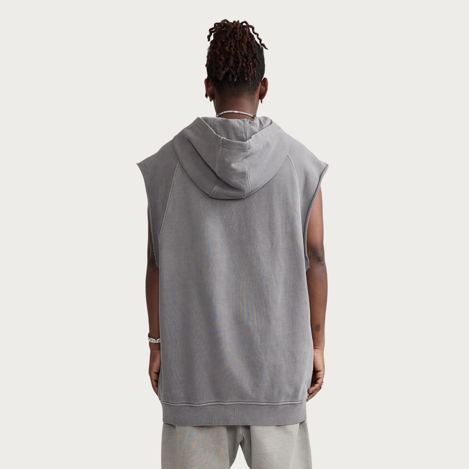 Sweat - Shirt à Capuche Sans - Manches - Urban Badass
