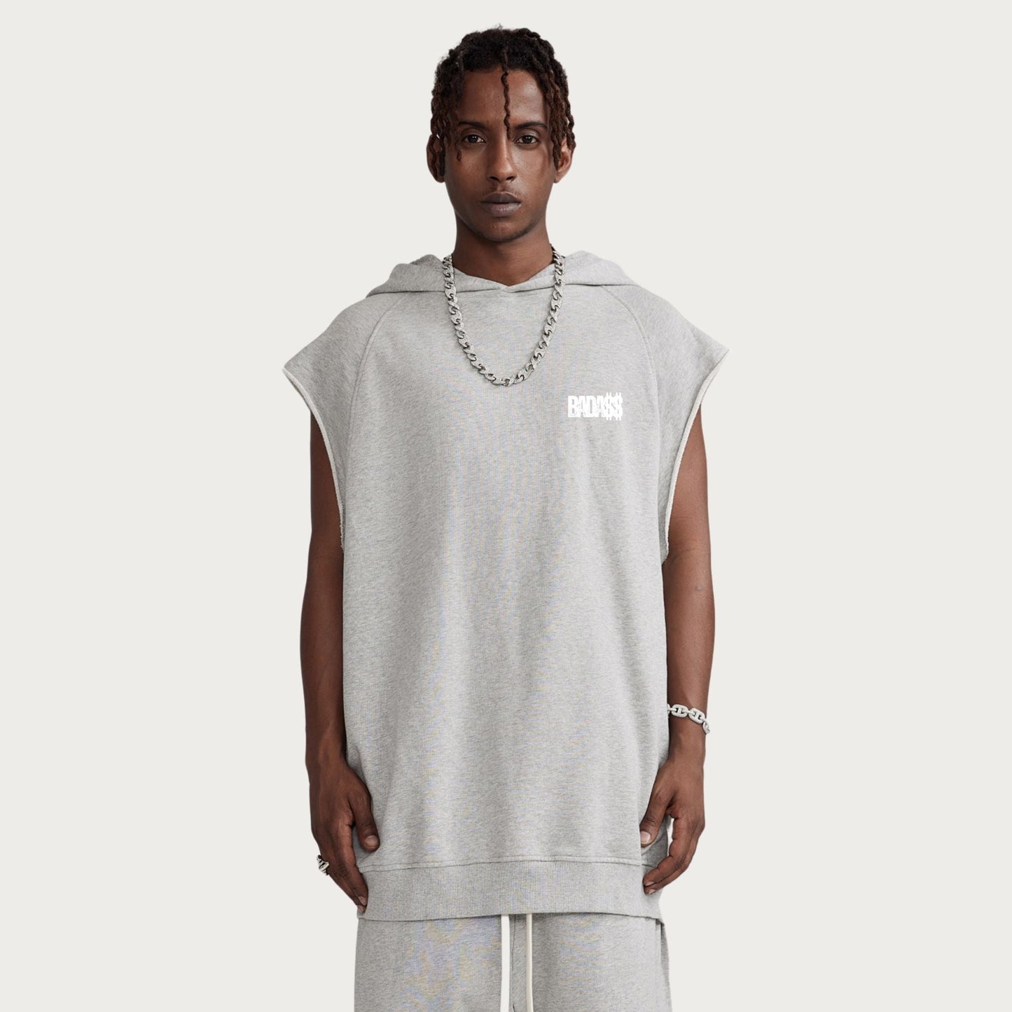 Sweat - Shirt à Capuche Sans - Manches - Urban Badass