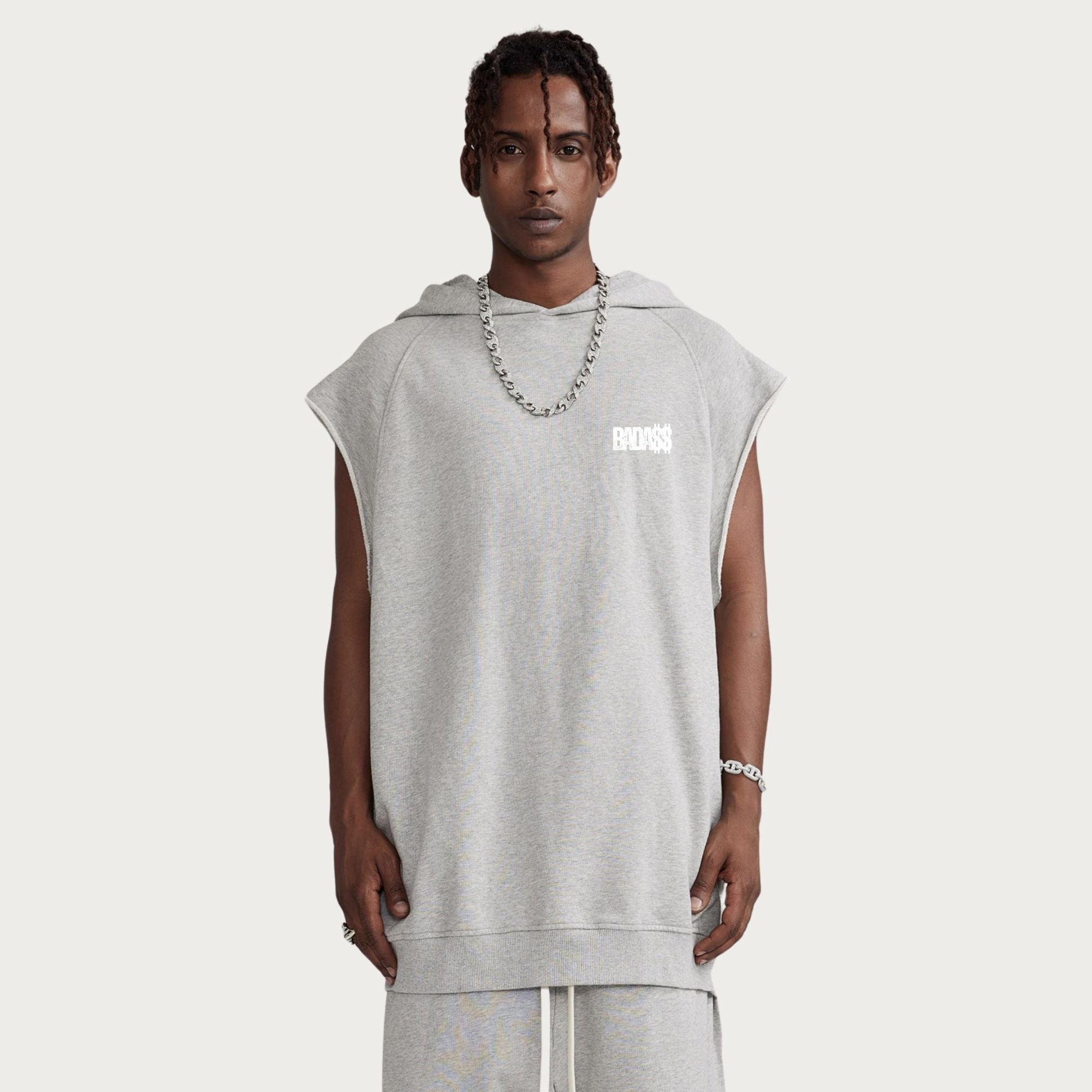 Sweat - Shirt à Capuche Sans - Manches - Urban Badass