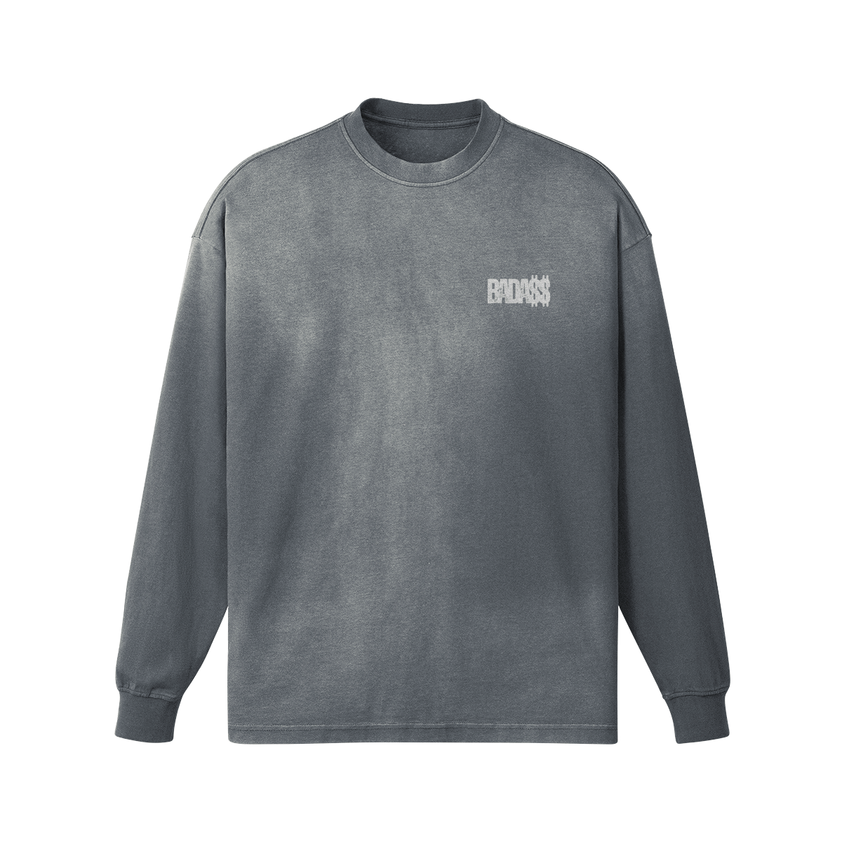 T-Shirt Manches Longues Délavé - Urban Badass