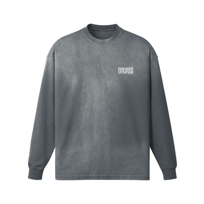 T-Shirt Manches Longues Délavé - Urban Badass